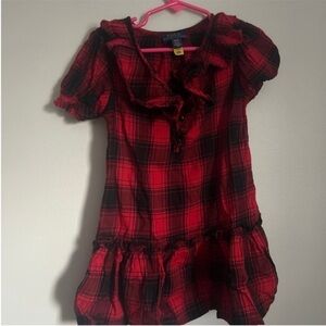 POLO Ralph Lauren  Toddler girls buffalo plaid dress size 3T